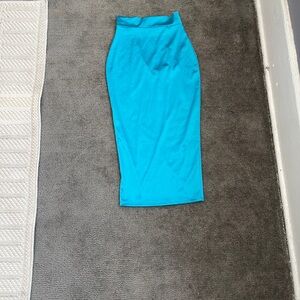 PrettyLittleThing Vibrant Blue Pencil Skirt